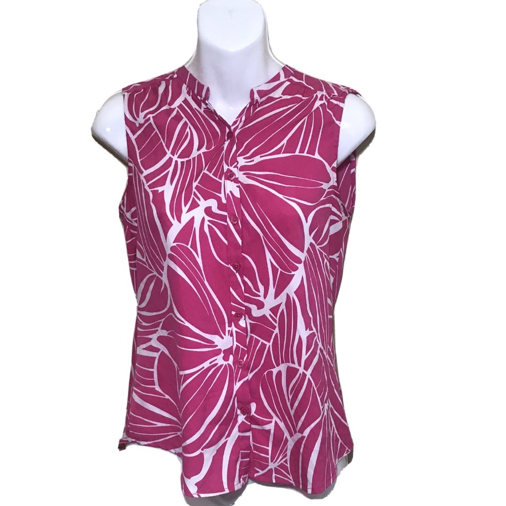 Banana Republic pattern blouse